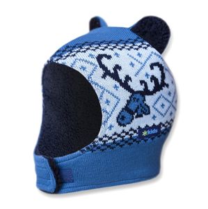 Detská pletená kukly-čiapky Kama B16 107 svetlo modrá XXS